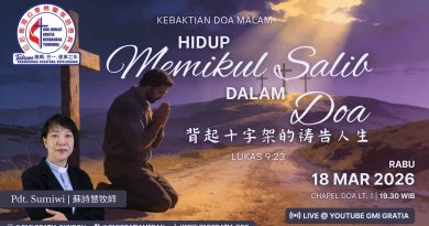 背起十字架的禱告生活 Hidup memikul salib dalam doa
