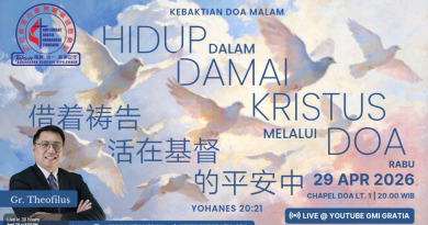 藉著禱告或在基督的平安中 Hidup dalam damai Kristus melalui doa