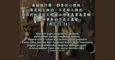 全心全意工作 Bekerja dengan segenap hati 全心全意工作 Bekerja dengan segenap hati