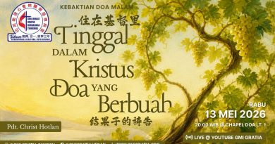 住在基督裡結果子的禱告 Tinggal dalam Kristus doa yang berbuah