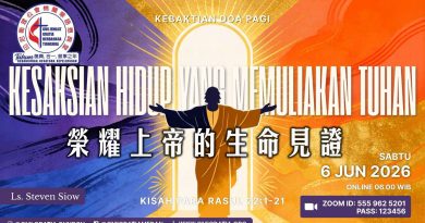 榮耀上帝的生命見證 Kesaksian hidup yang memuliakan Tuhan 榮耀上帝的生命見證 Kesaksian hidup yang memuliakan Tuhan