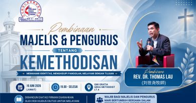 Pembinaan Majelis & Pengurus tentang ke-Methodist-an