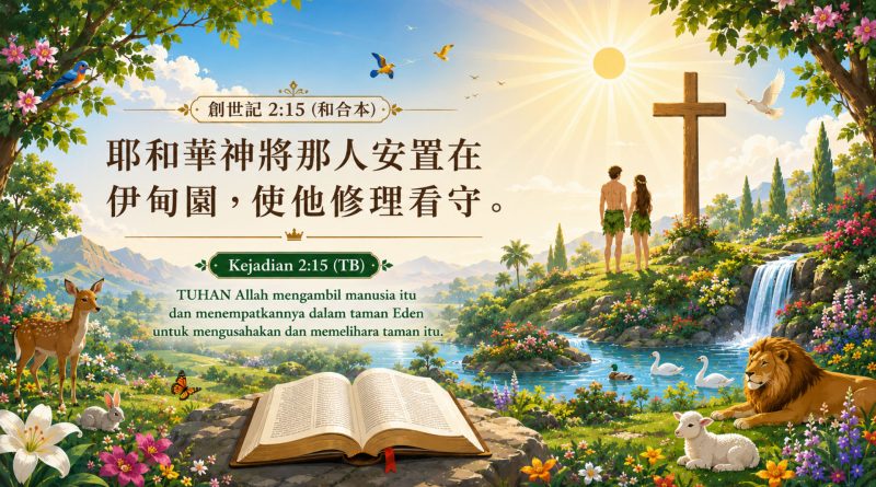 治理大地是神所託付的責任 Mengusahakan Alam sebagai Tanggung Jawab Ilahi 治理大地是神所託付的責任 Mengusahakan Alam sebagai Tanggung Jawab Ilahi