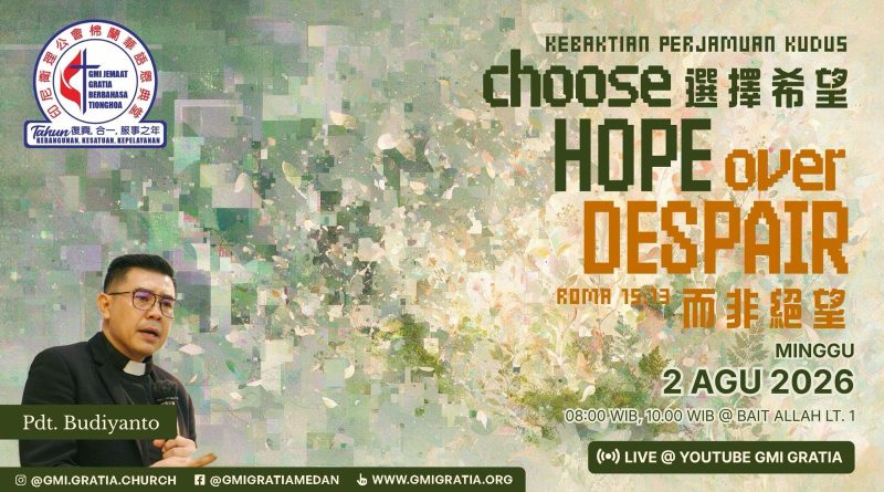 選擇希望而非絕望Choose hope over despair 選擇希望而非絕望Choose hope over despair