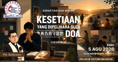 靠禱告持守中心Kesetiaan yang dipelihara oleh doa 靠禱告持守中心Kesetiaan yang dipelihara oleh doa
