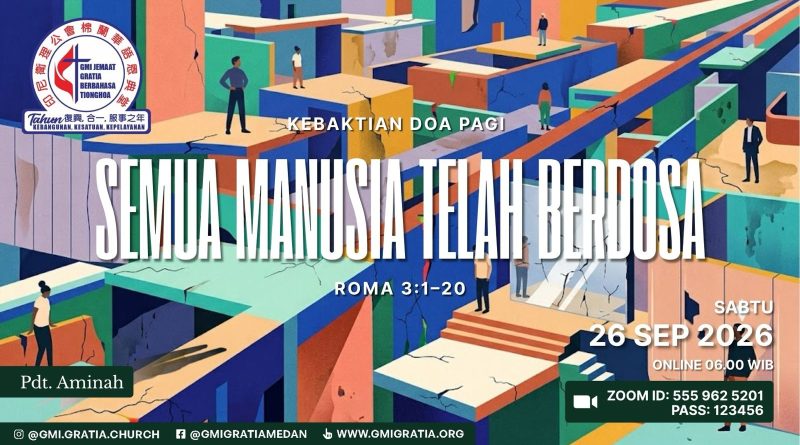 世人都犯了罪Semua manusia telah berdosa