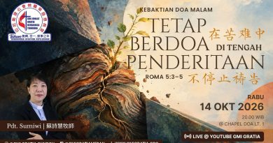Kebaktian Doa Malam – 在苦难中不停止祷告 Tetap Berdoa Di tengah Penderitaan – Pdt. Sumiwi Kebaktian Doa Malam – 在苦难中不停止祷告 Tetap Berdoa Di tengah Penderitaan – Pdt. Sumiwi